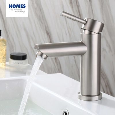 304 Stainless Steel Kitchen Faucet Bathroom Tap Hot Cold Basin Mixer Faucet