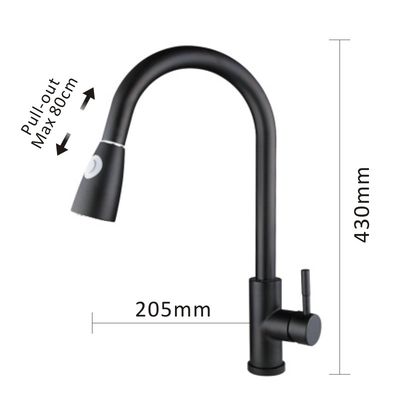 Two Functions Mixer Stretch 80cm Extendable Kitchen sink  Faucet