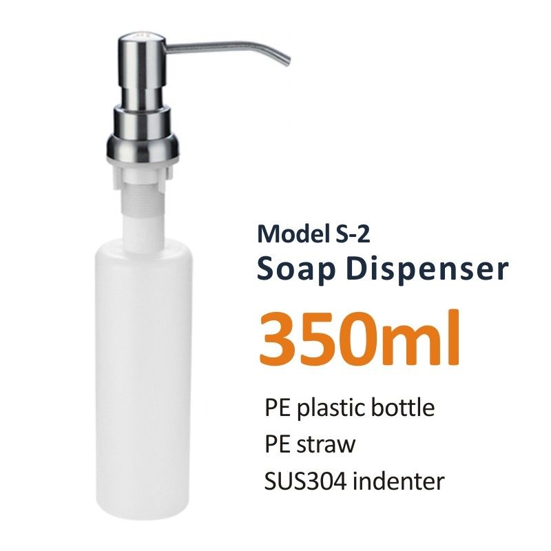 PE Straw Farmhouse Soap Dispenser 350ml Plastic Bottle SUS304 Indenter